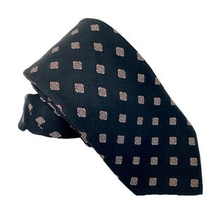 Reis of New Haven Men's VINTAGE 100% Silk Classic Necktie Handmade Designer BLK